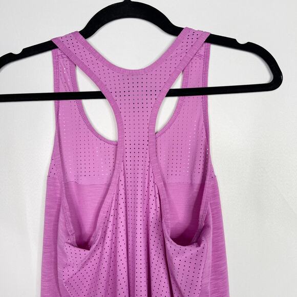 Sweaty Betty XSmall XS Purple Mesh Racerback Tank Top Performance Scoop Neck - Picture 5 of 9